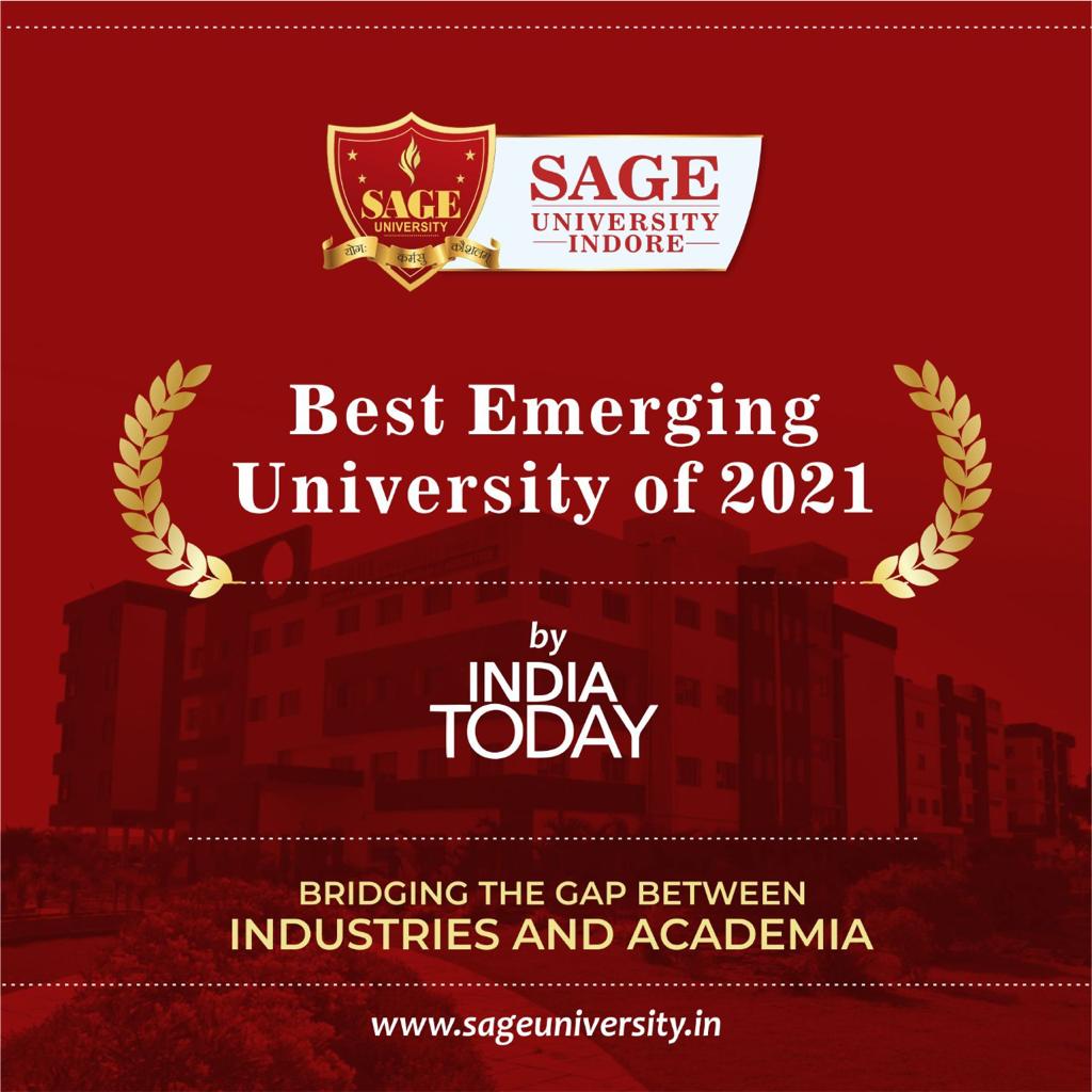 Best Emerging University of 2021 by INDIA Today