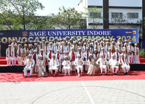 Celebrating Convocation 2024 at Sage University Indore