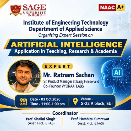 Expert Session on Artificial Intelligence